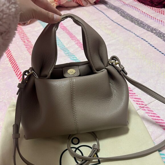 polene Numéro Neuf Mini Edition Textured Taupe - Picture 5 of 9